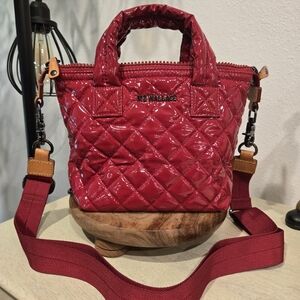 MZ Wallace Rouge Lacquer Micro Sutton